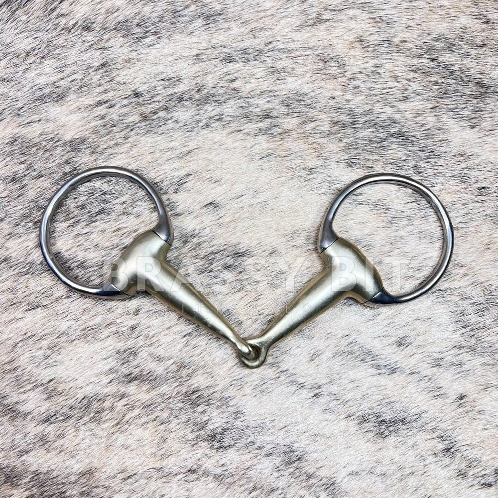 5.5" German Silver Eggbutt Snaffle
