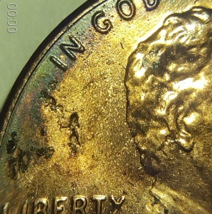 2020 D LINCOLN SHIELD CENT/DIE BREAK/DIE CHIPS