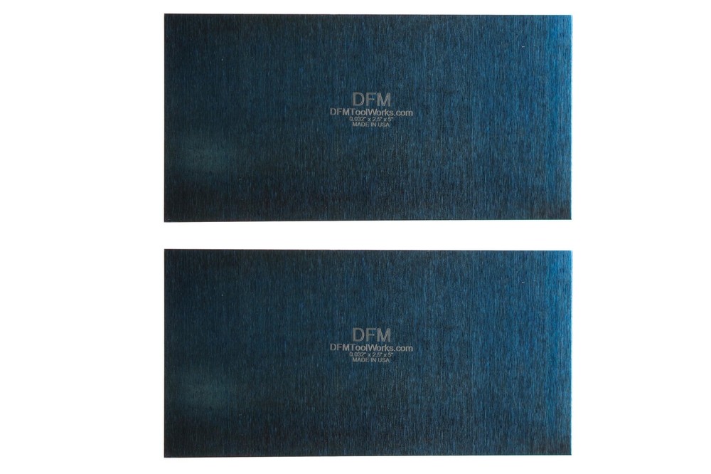 DFM Tool Works Blue Cabinet Scraper Set, Multiple Sizes, Made in USA