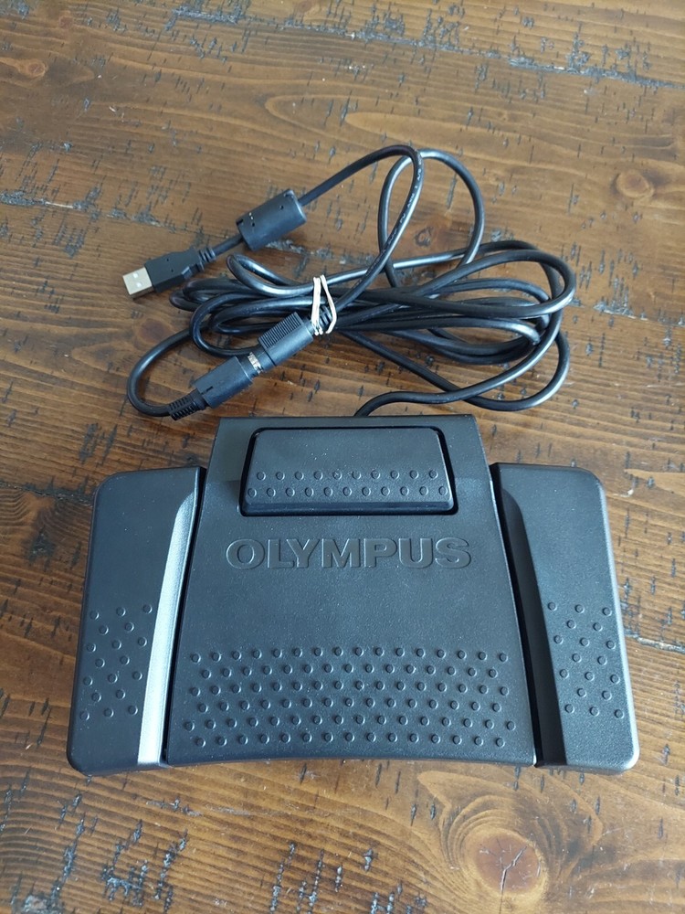 Olympus RS31 Foot Switch for Professional Dictation System for PC Mac & Win