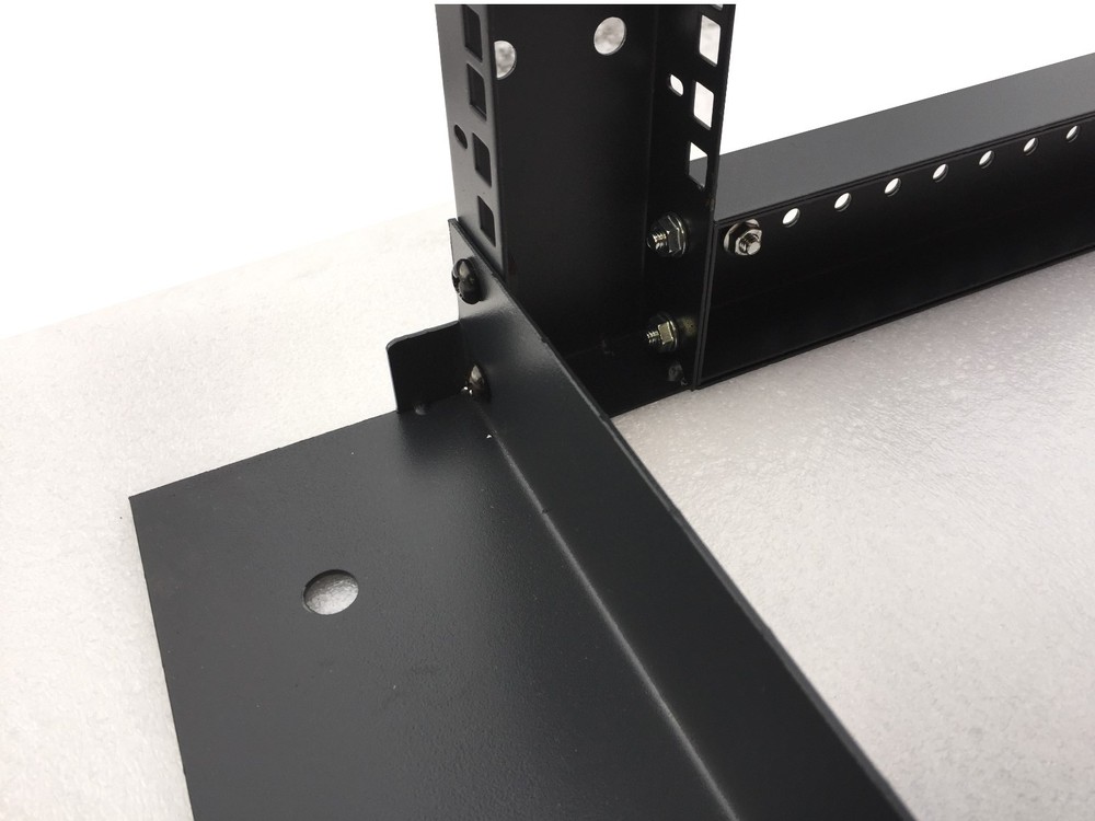 22U 4 Post Open Frame 19" Network Server Rack on Caters Adjustable Depth 24"-37"
