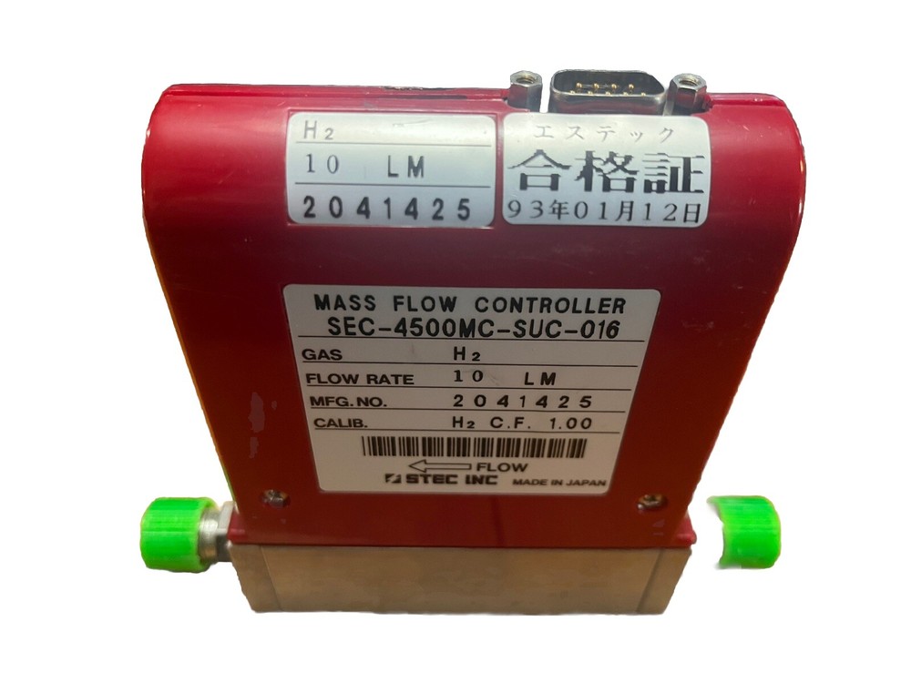 STEC SEC-4500 Mass Flow Controller 10 LM H2 Calibrated