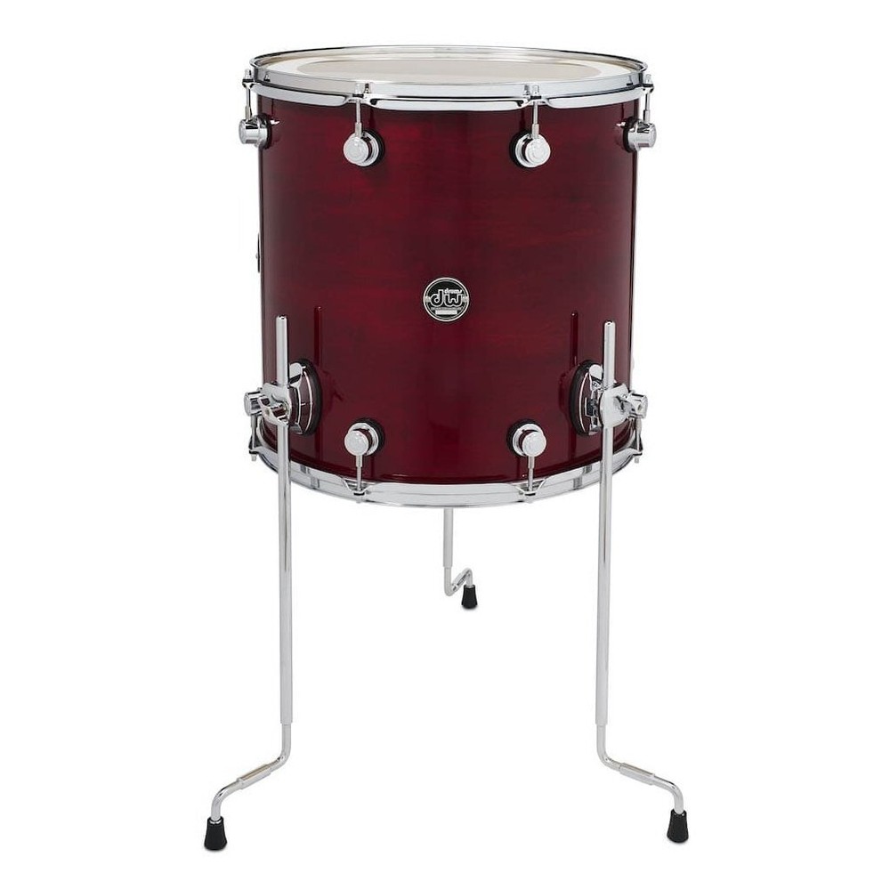 DW Performance Floor Tom 16x16 Cherry Stain