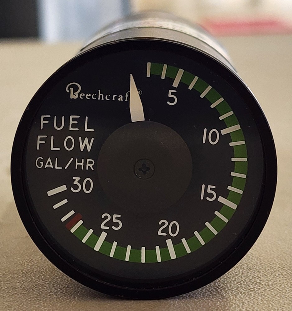 UI/Beechcraft Fuel Flow Indicator (28V) p/n: 6511