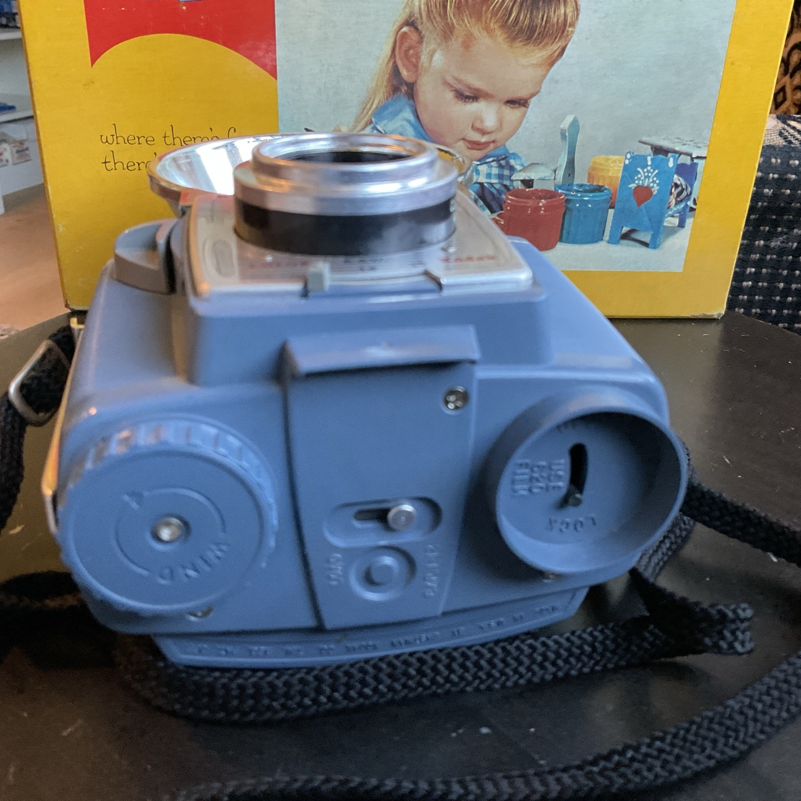 Vintage Kodak Brownie Flash 20 Outfit Camera Blue w/ Box NICE!