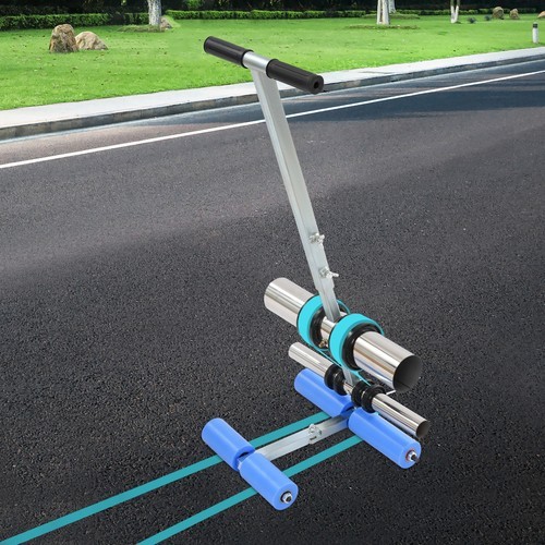 Hand-Push Tape Marking Machine Applicator Tape Sticking Machine Lane Marking