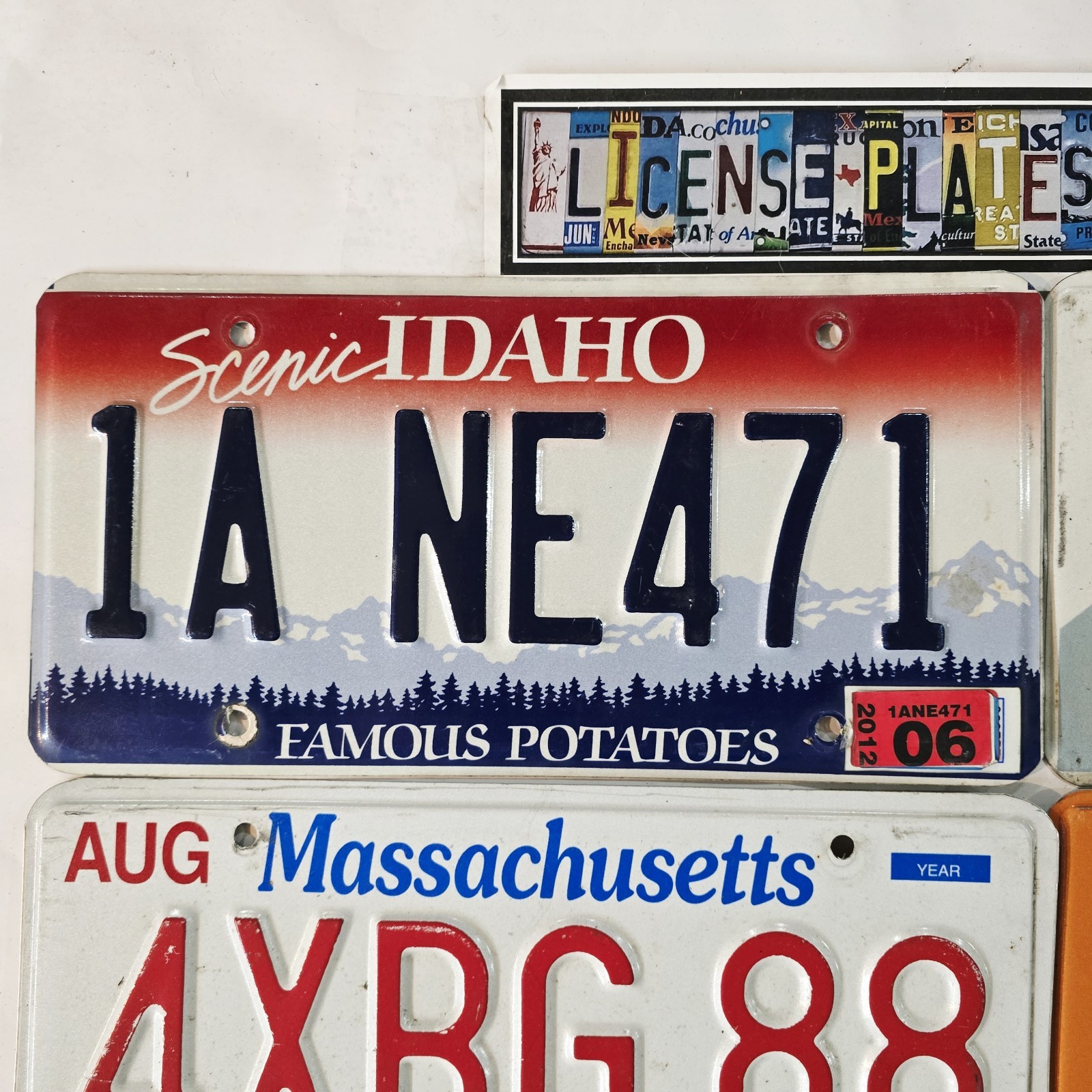 License Plate Lot RI MA ID IL🔥FREE📬🔥Rhode Island Massachusetts Idaho Illinois