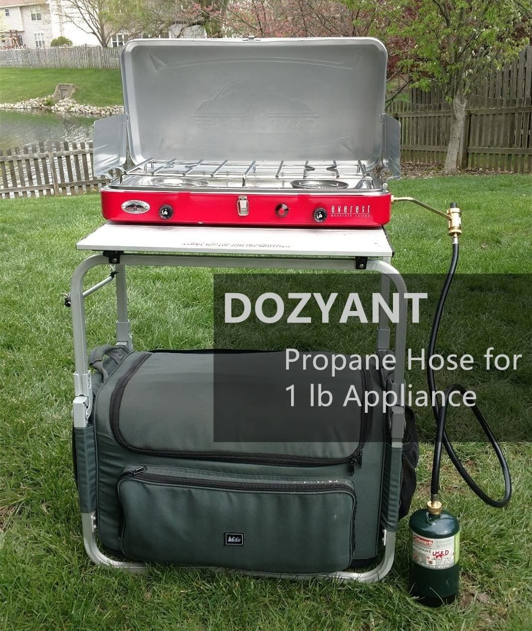 Secure 4-Foot Propane Torch Extension Hose for T and Y Connectors - Easy Install