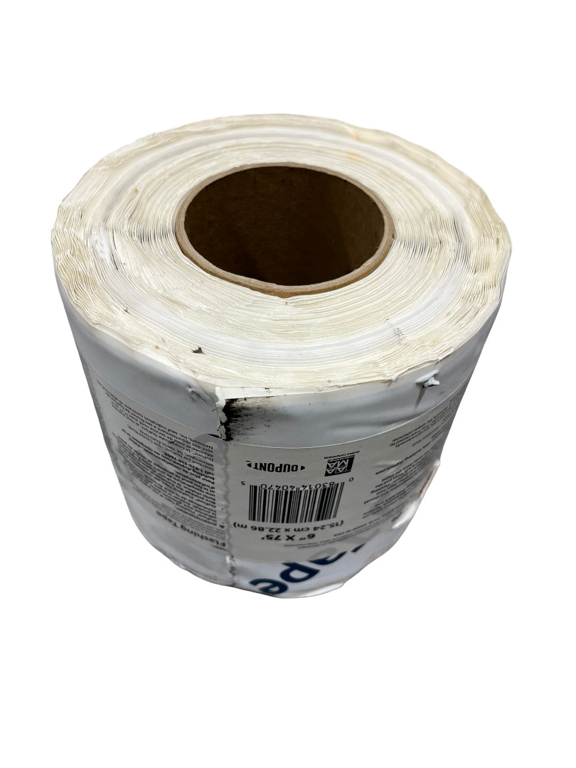 (AS-IS) DuPont Flashing Tape Butyl Adhesive 6" x 75ft (1 Roll) FREE SHIPPING