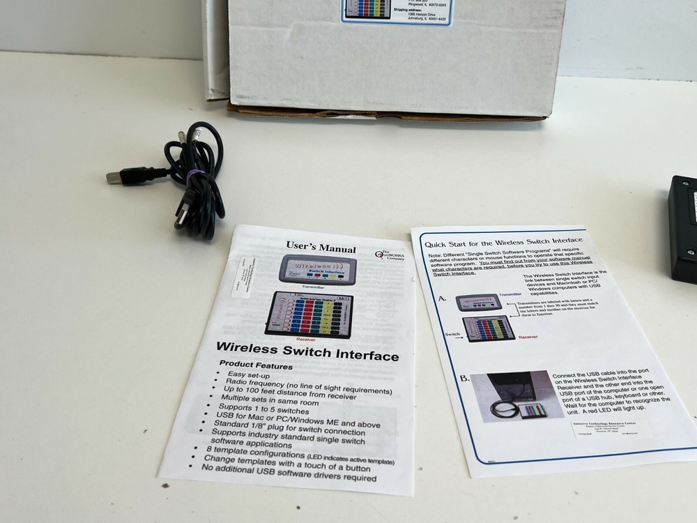 PP27: QuizWorks Wireless Switch Interface AA10 Transmitter and Reciever