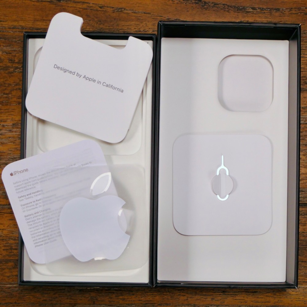 BOX ONLY Apple iPhone 13 PRO Graphite with Ejector, Manual and Sticker