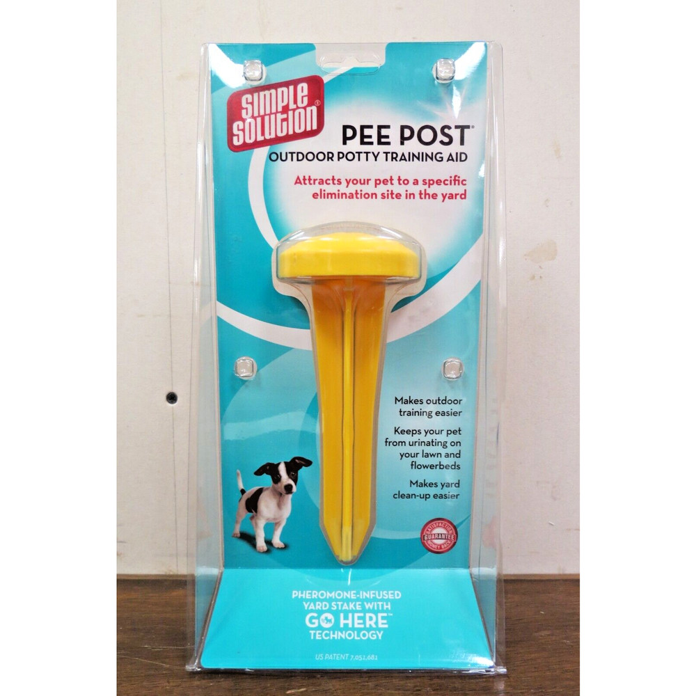 Simple Solution Pee Post Outdoor Potty Training Aid Pheromone Infused Stake