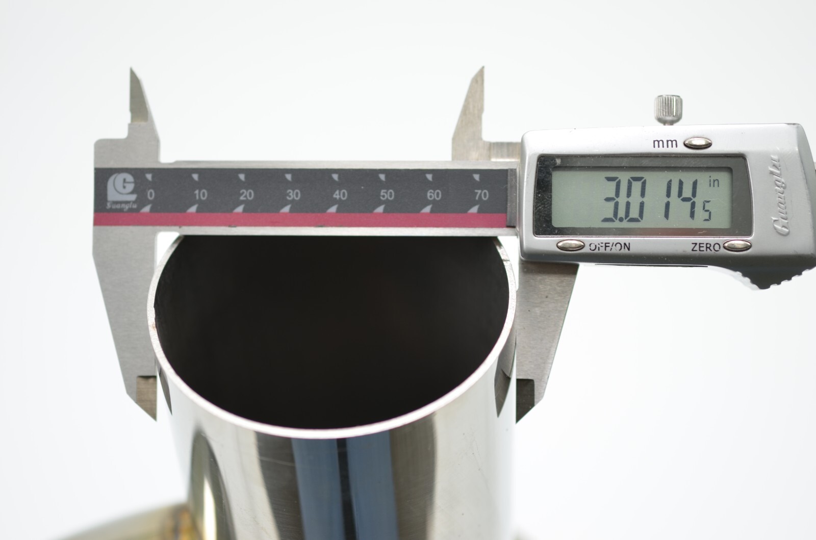 1320 ultra quiet QW resonator muffler stainless steel universal 3" inlet & out