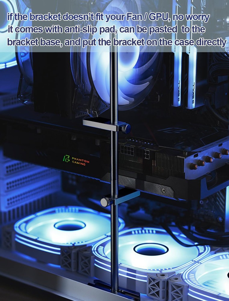 GPU Support Bracket for Fan Graphics Card Support GPU Bracket Brace Video Car...