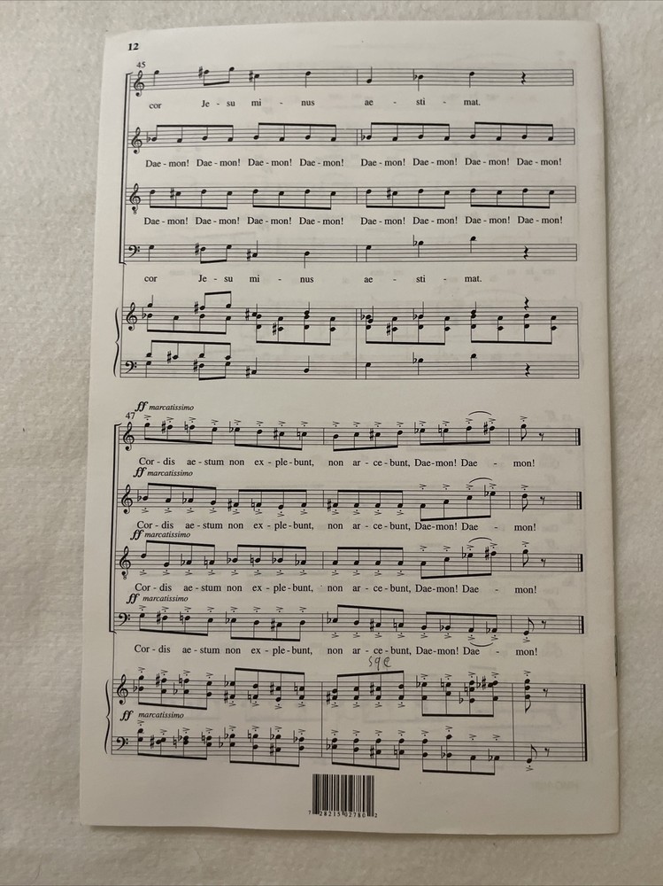 DAEMON IRREPIT CALLIDUS. HINSHAW 1997 A Cappella