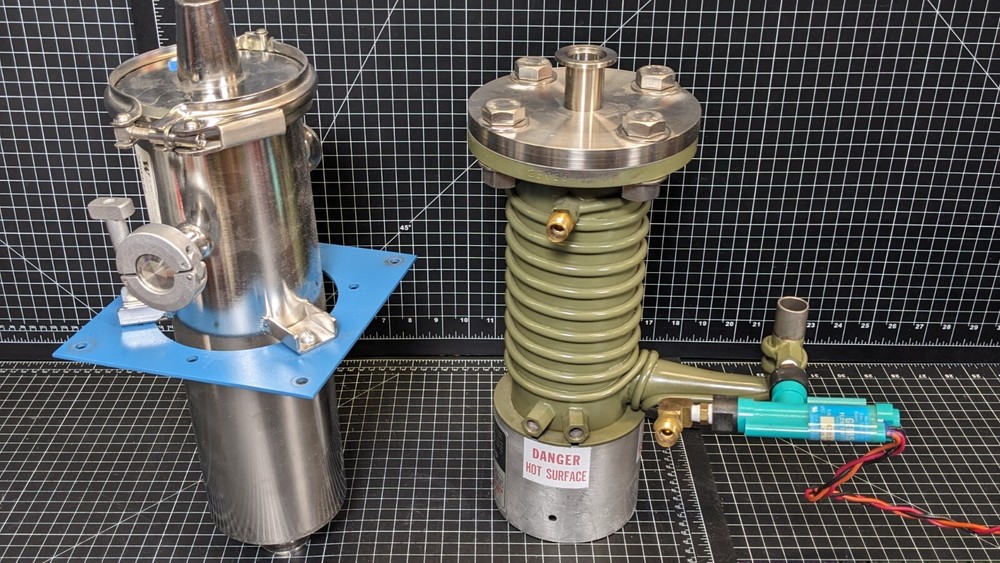 Varian Vacuum Diffusion Pump 0160 Ancorp Liquid Nitrogen Dry Ice LN2 Cold Trap