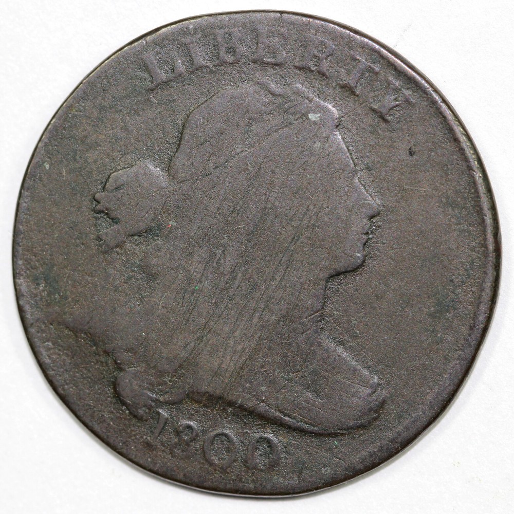 1800 1c S-201 Draped Bust Large Cent