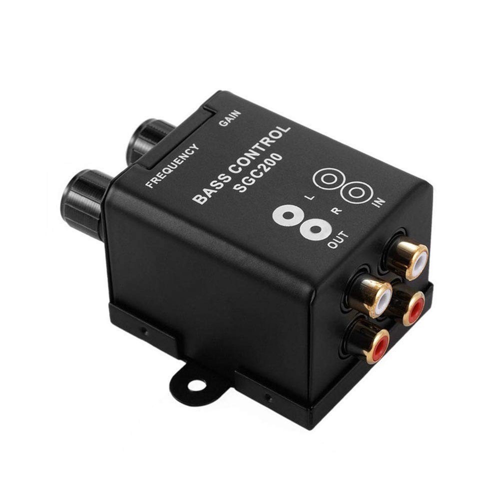 Car Bass Controller, Car Audio Amplifier Subwoofer Equalizer Crossover Volume...