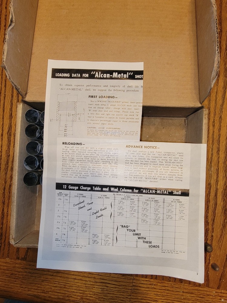 Alcan Metal Shot Shells