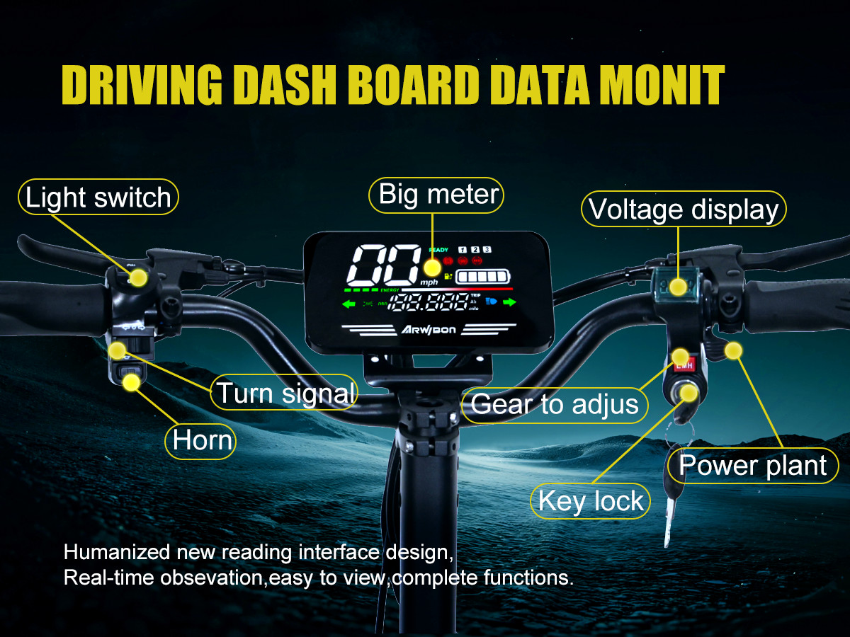 1200W Electric Scooter for Adult 48V13AH 28MPH 11'' Off-road Commuting E-Scooter