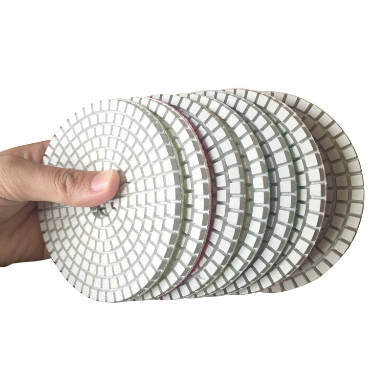 6" Diamond Polishing Pad Granite Marble stone processing Concrete Grinding Disc