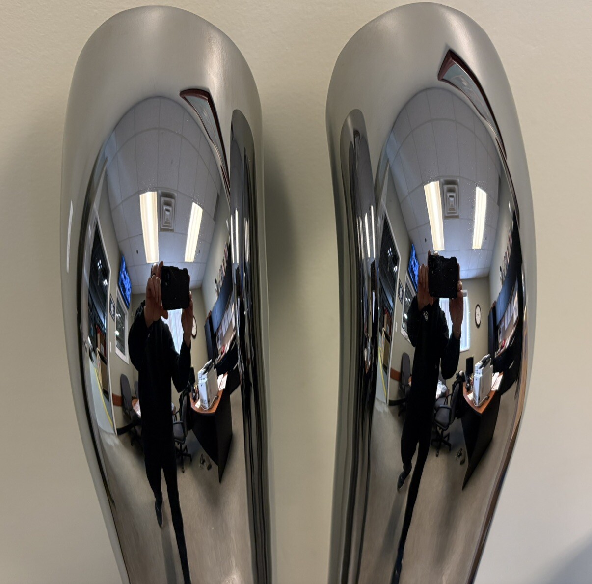 Chrome Stacks 4 Inch Curved Pipe 4"X50” Chrome Exhaust (Pair) Free Shipping!!