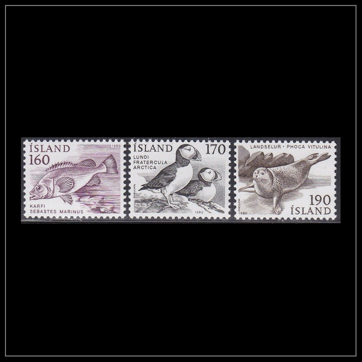 Iceland - 1980 (511-513) Mint never Hinged