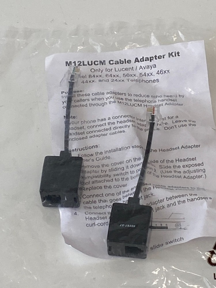 PP20: Plantronics 61639-01 KIT CABLE ADAPTER