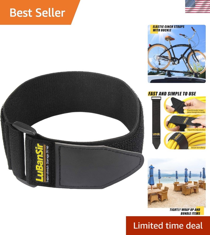 Multipurpose Elastic Storage Straps - 6 Pack for Tight Securing & Organization