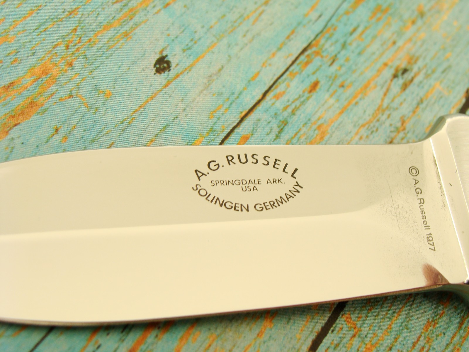 ORIGINAL 1977 A G RUSSELL GERMANY STING DAGGER SHEATH KNIFE VINTAGE KNIVES TOOLS