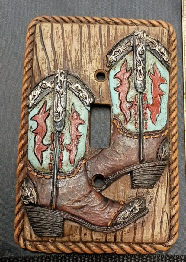 Cowboy Boots Single Switch Plate
