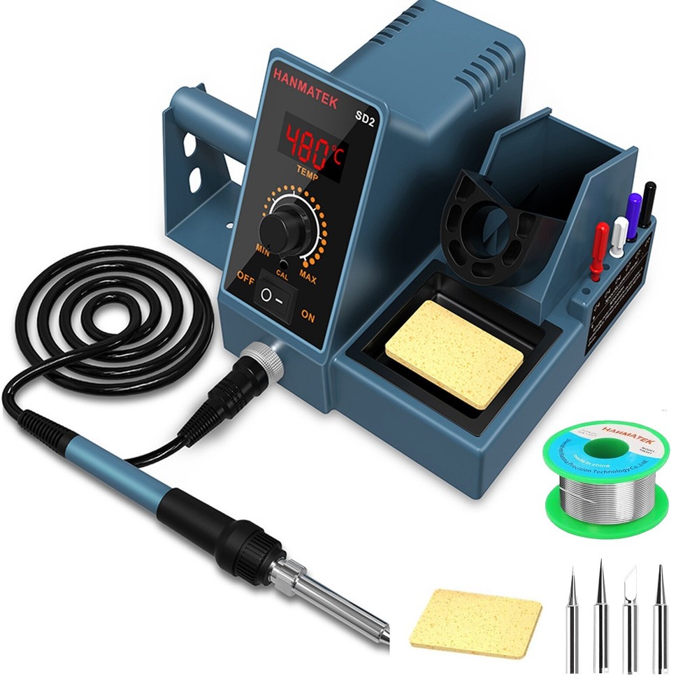 SOLDERING IRON STATION Adjustable Temperature Rapid Heating Bracket KitxR