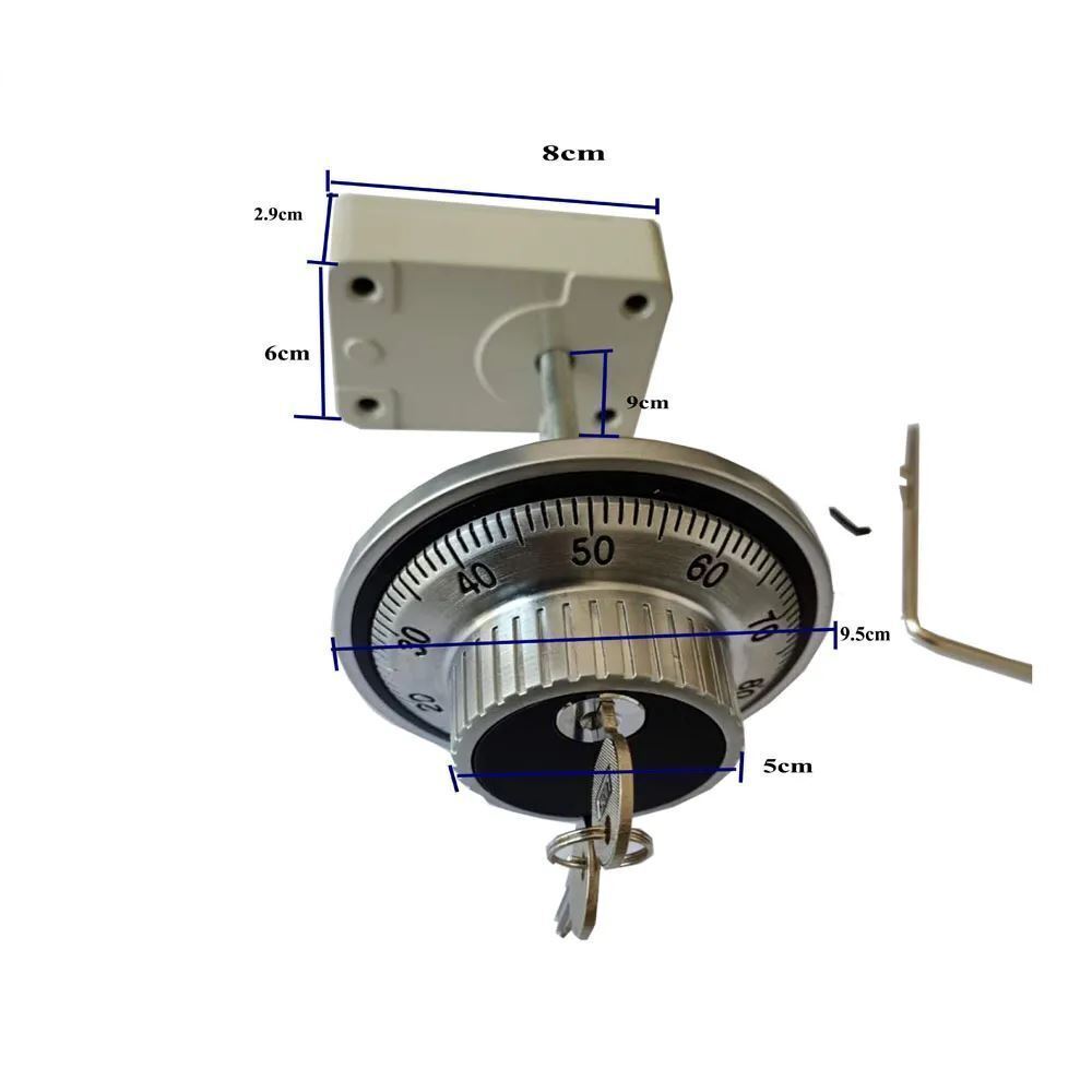 Mechanical Combination Deadbolt Locks Replace La Gard Gun Safe Lock With Key