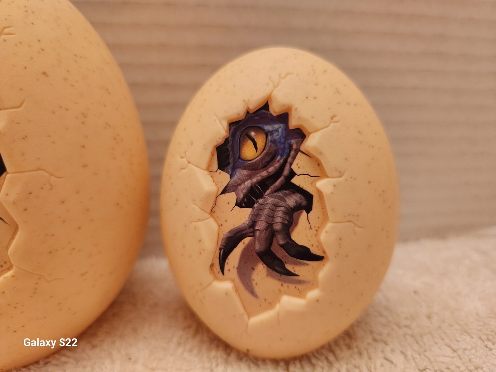 3 NERF Plastic Dinosaur Egg Targets