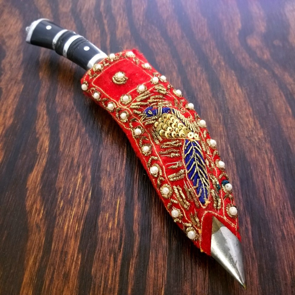 Khukuri Fixed Blade Knife Made in India With Sheath