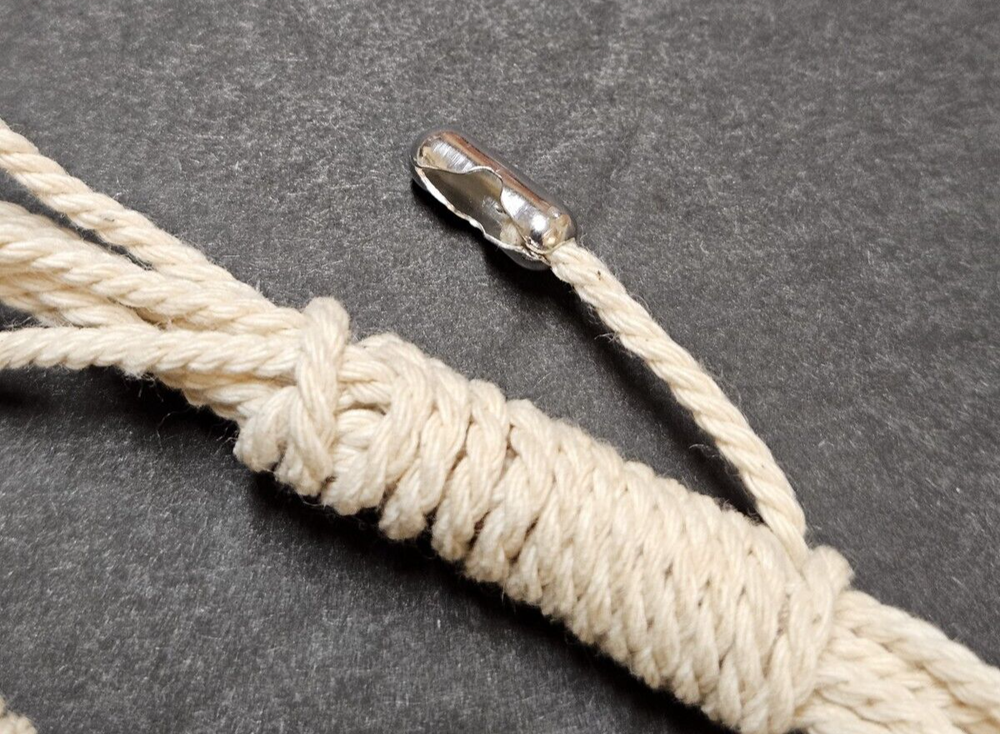 SET OF 2 COTTON PULL STRINGS FOR PULL CHAIN SWITCH, FAN OR LIGHT SWITCH 31170K