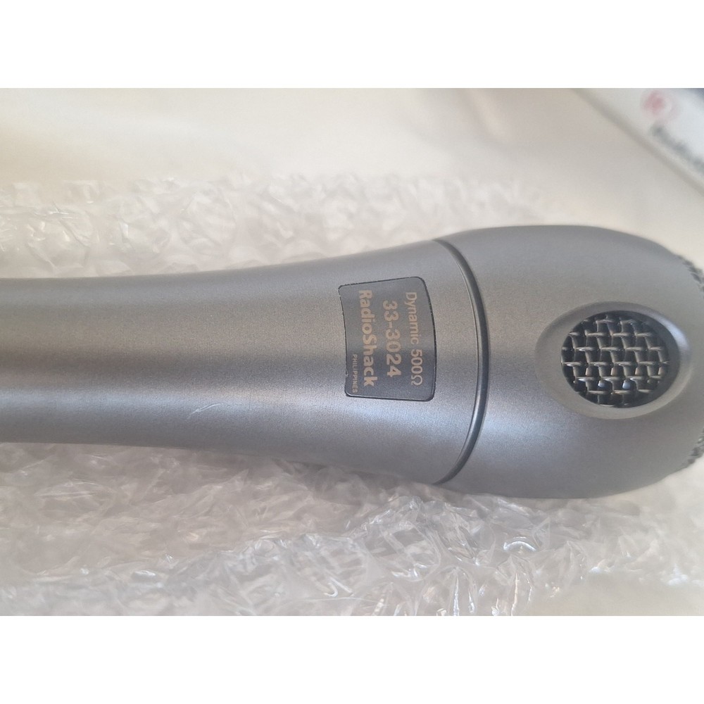 RadioShack Dynamic Microphone 33-3024 Unidirectional Mint in Box