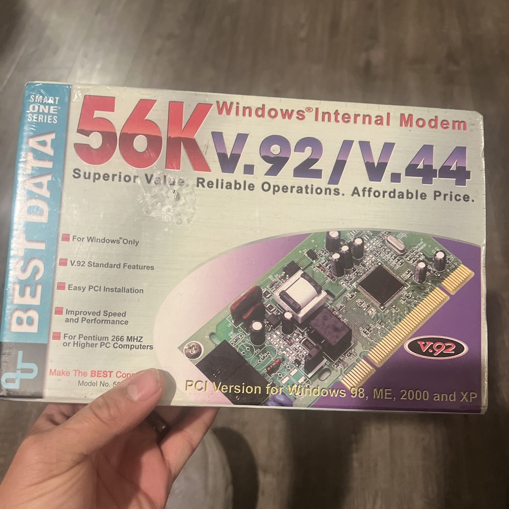 PCI Best Data Windows Internal Modem 56 Kbps V.92/V.44