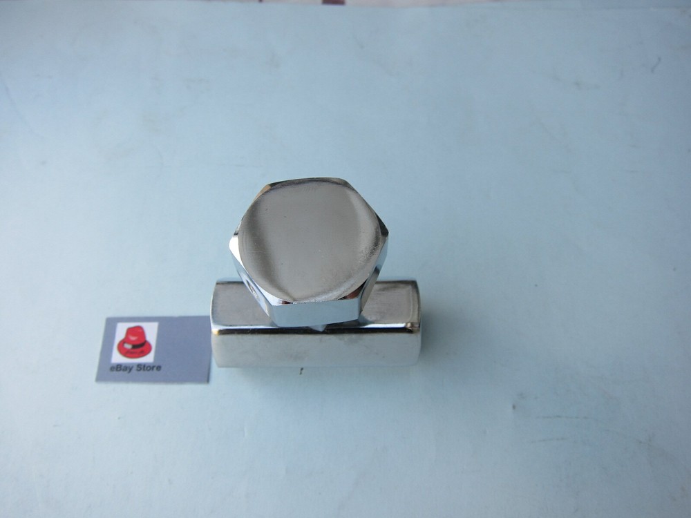 Lowrider Hydraulics 3/8"FF slowdown, chrome, new, 1 pc