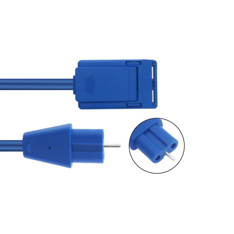 REM American Plug Electrosurgical Electrode Negative Plate Connection Cable/Wire
