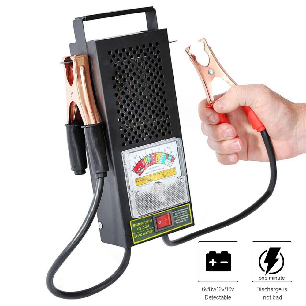 6-12V Car Battery Quick Test: 100Amp Battery Load Analyzer, 5 Sec Fast Test!