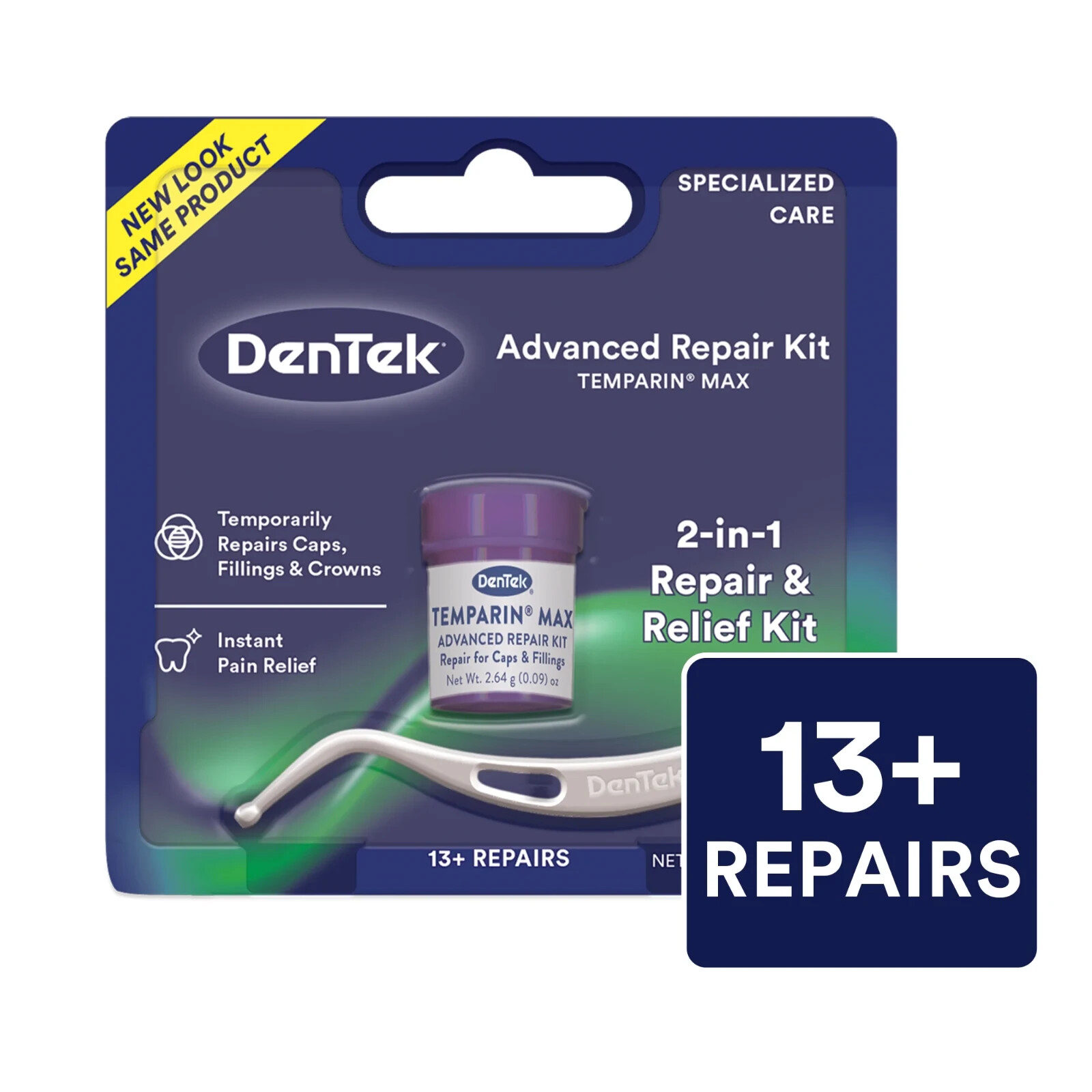 Dentek Temparin Max Advanced Dental Repair Kit, 13+ Repairs - Free Shipping