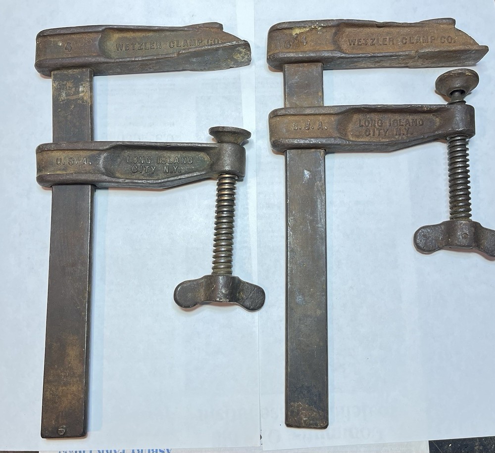 2 Wetzler 108 4 Bar Clamps Used