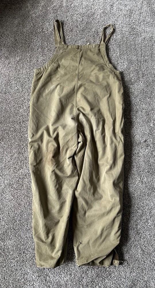 WW2 40s US Army Second Pattern Tanker Bib Overalls