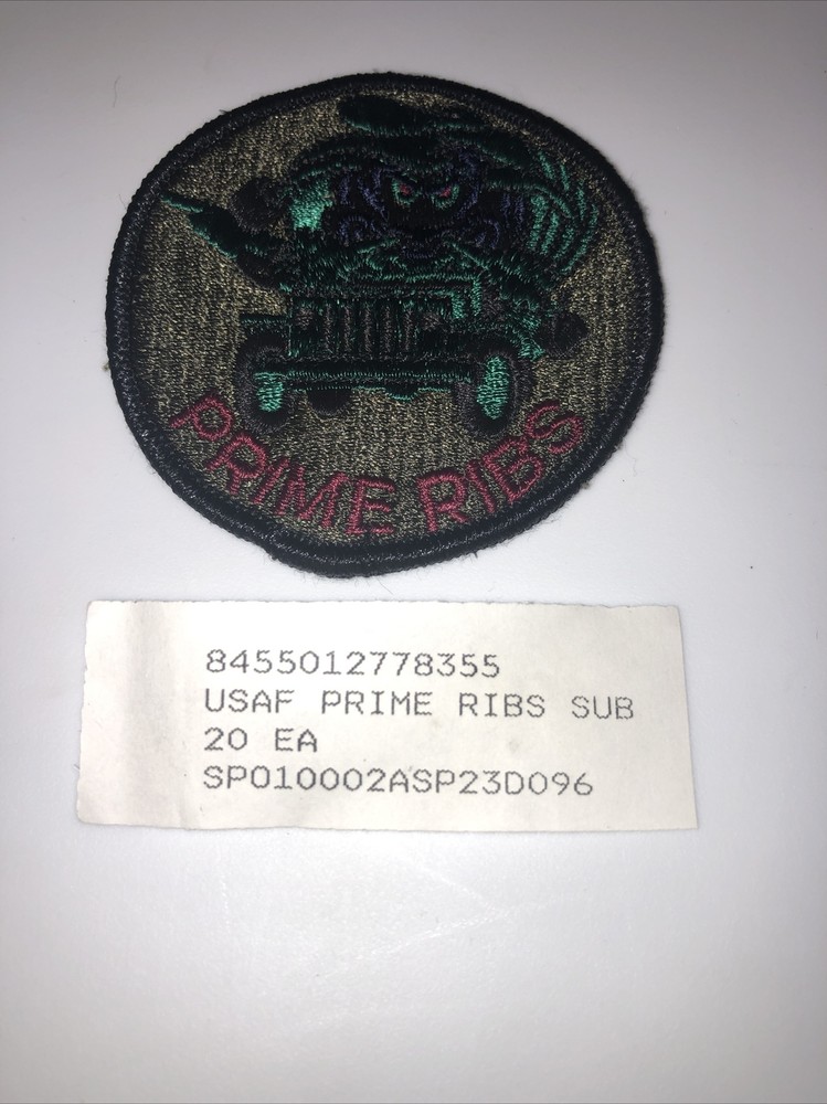 U.S. Air Force Civil Engineering "Prime Ribs" Patch Insignia