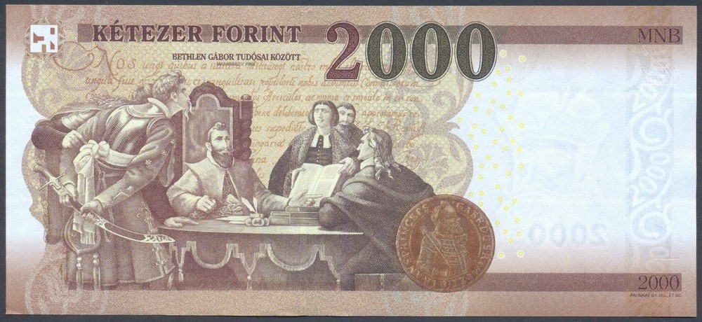Hungary 2000 Forint 2016 UNC