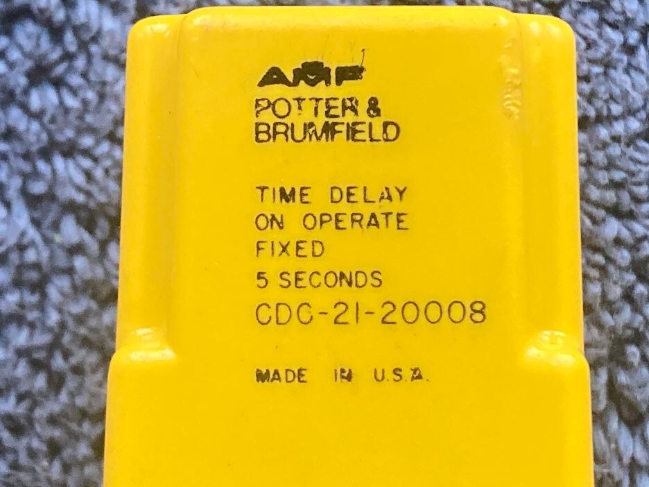 Potter & Brumfield CDC-21-20008 Time Delay Relay