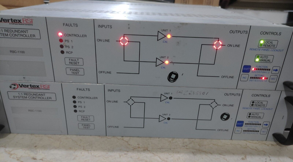 VertexRSI RSC1100 1:1 REDUNDANT SYSTEM CONTROLLER