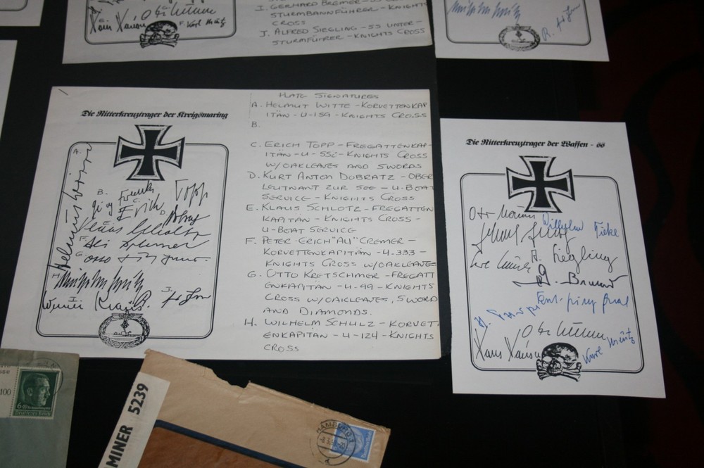 German WWII Signed Bookplates Collection - Generals & more