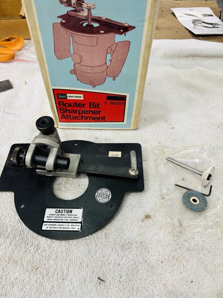Sears Craftsman Router Bit Sharpener Kit 966501